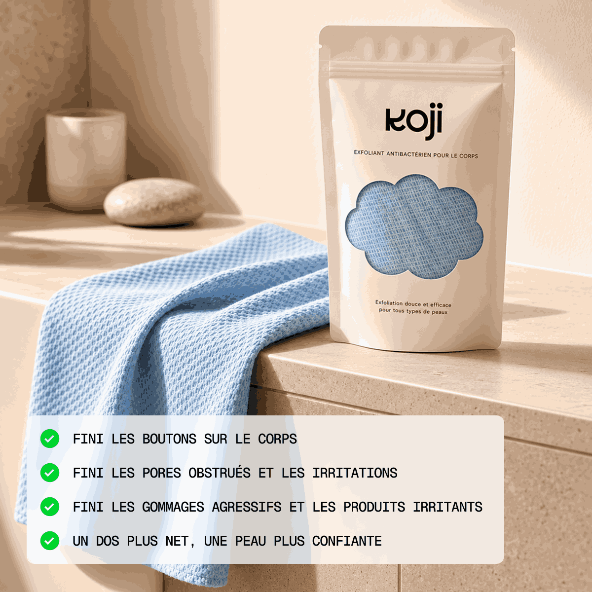 Serviette Exfoliante