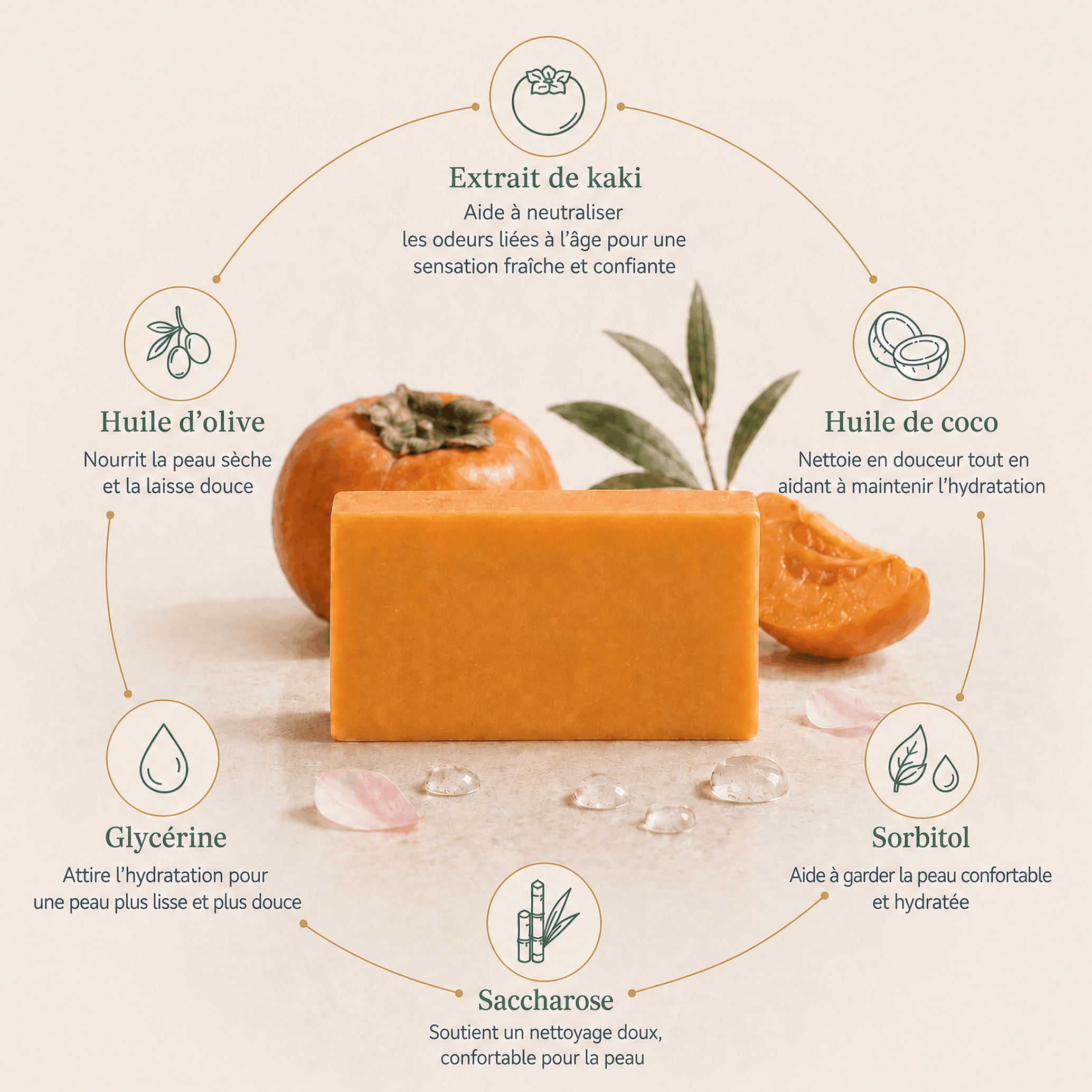 Savon au kaki Koji™